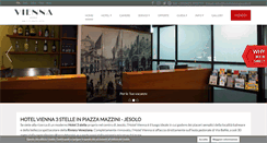 Desktop Screenshot of hotelviennajesolo.it